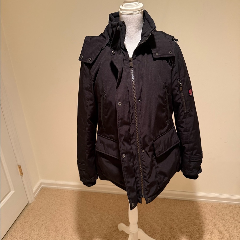 Pendleton Black Ski Jacket With High Collar And I… - image 1